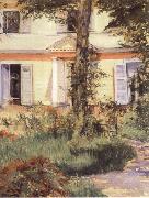 Edouard Manet House at Rueil oil on canvas